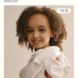 Anthropologie Kids Formal Dress in White